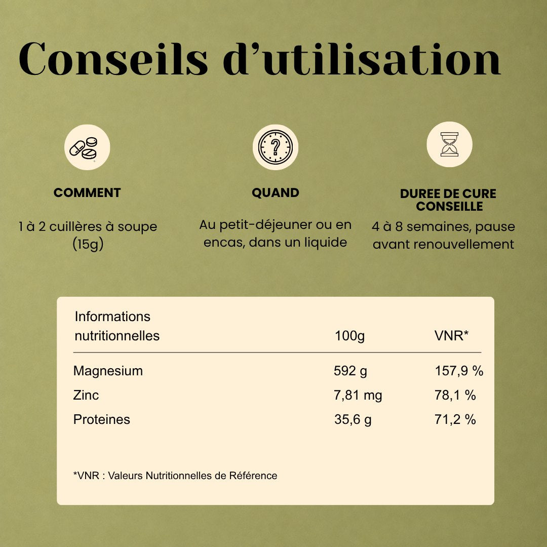 Graines de Courge Bio – Zinc, Magnésium & Protéines