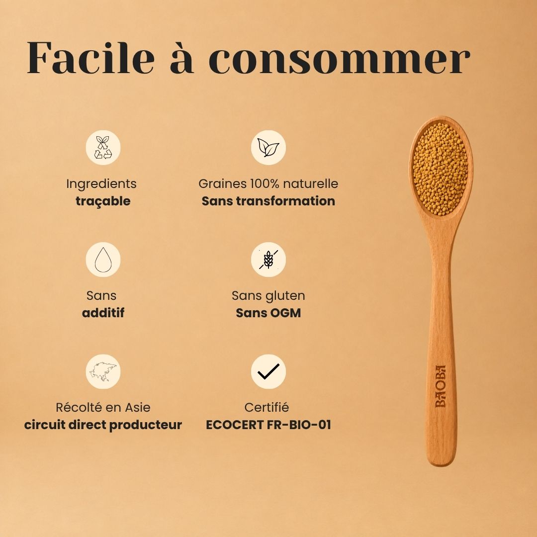 Graines de Fenugrec Bio – Digestion, Tonus & Appétit