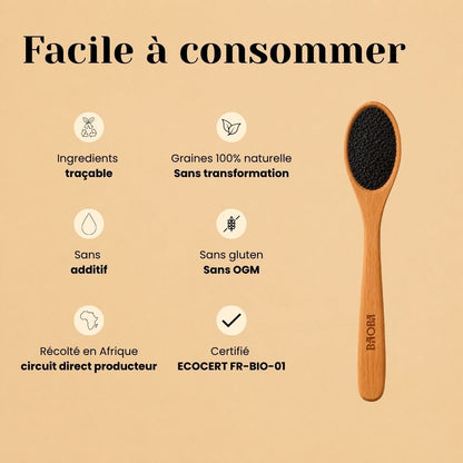 Graines de Nigelle Bio – Cumin Noir, Immunité & Digestion