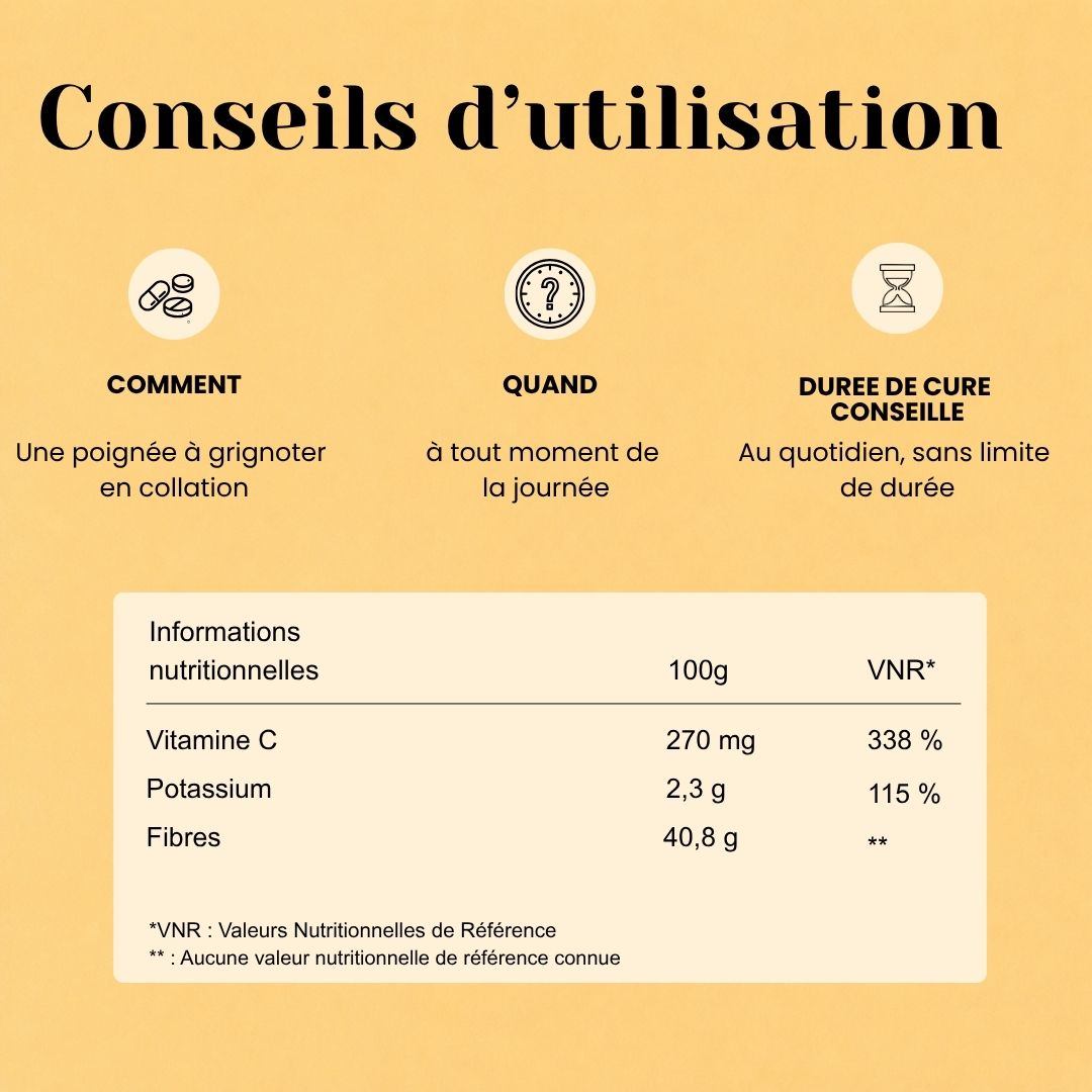 Pulpe de Baobab – Fibres, Vitamine C & Antioxydants