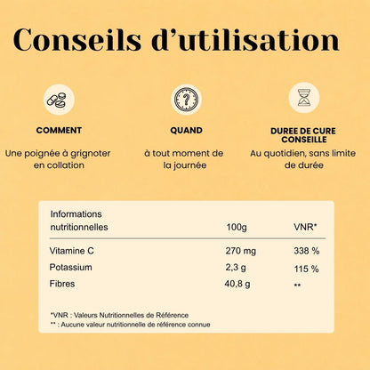 Pulpe de Baobab – Fibres, Vitamine C & Antioxydants