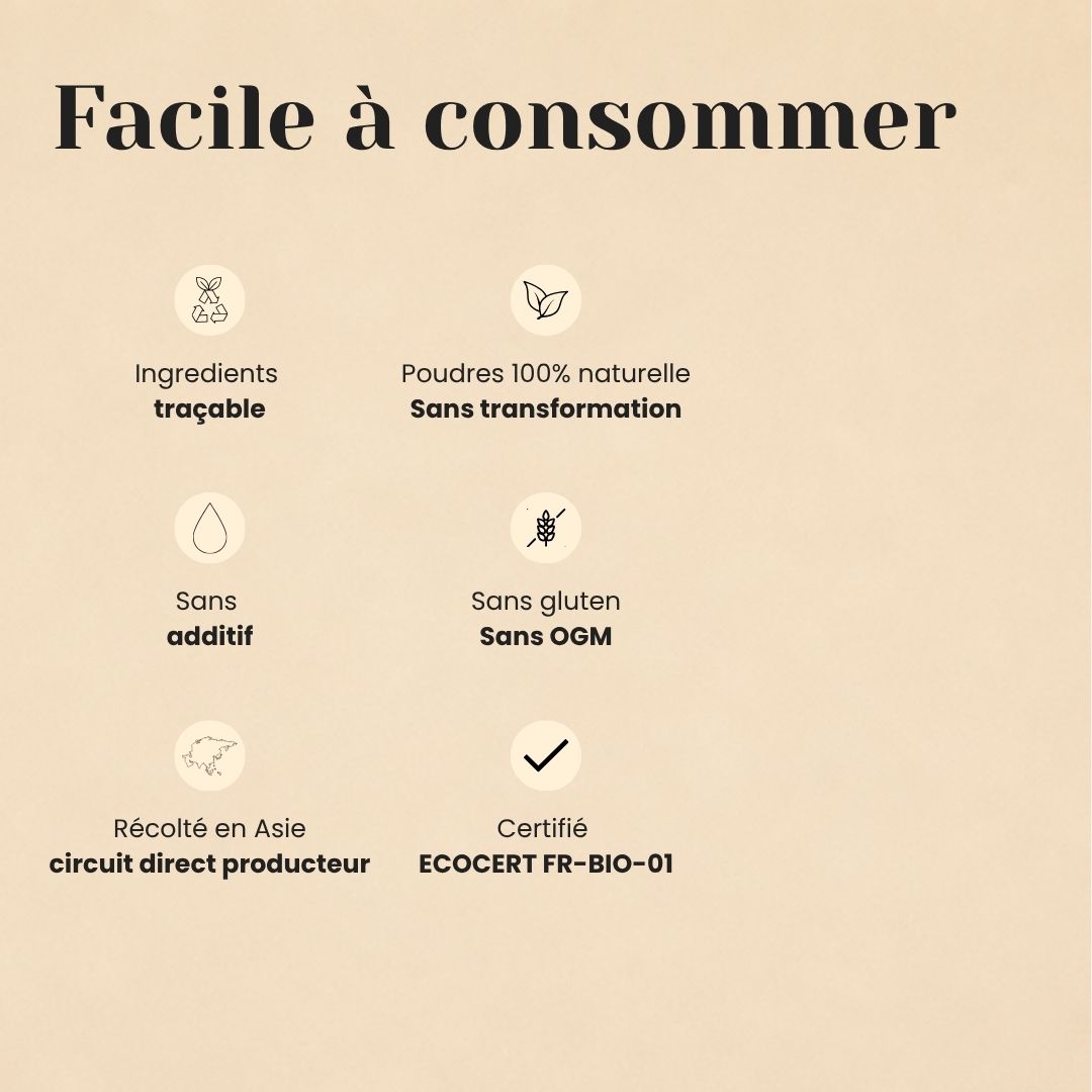 Poudre de Gingembre Bio – Digestion, Tonus & Immunité