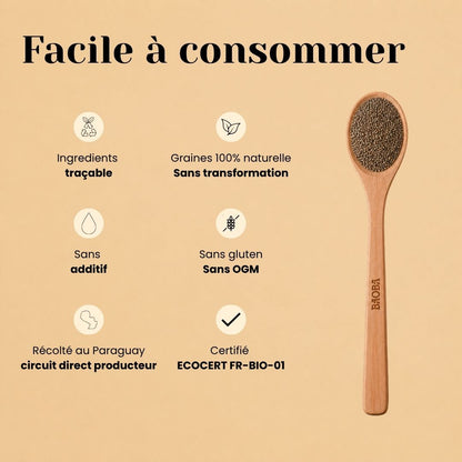 Graines de Chia Bio – Riches en Oméga-3, Protéines & Fibres