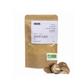 Poudre de Shiitake Bio – Immunité & Bien-être