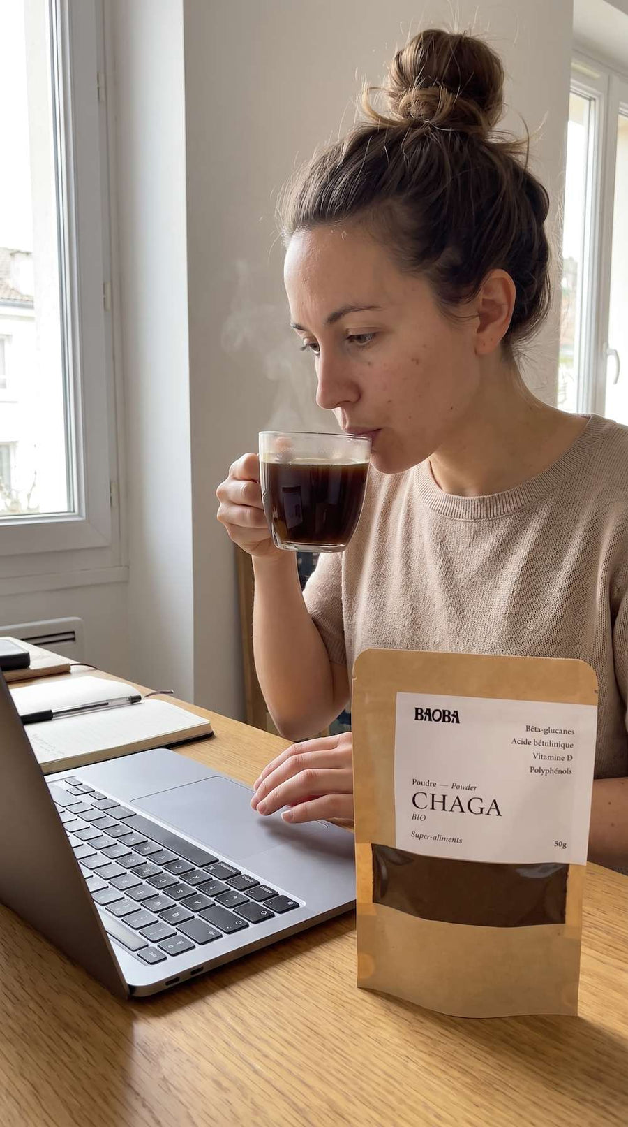 Poudre de Chaga Bio