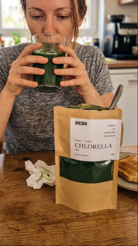 Poudre de Chlorella Bio