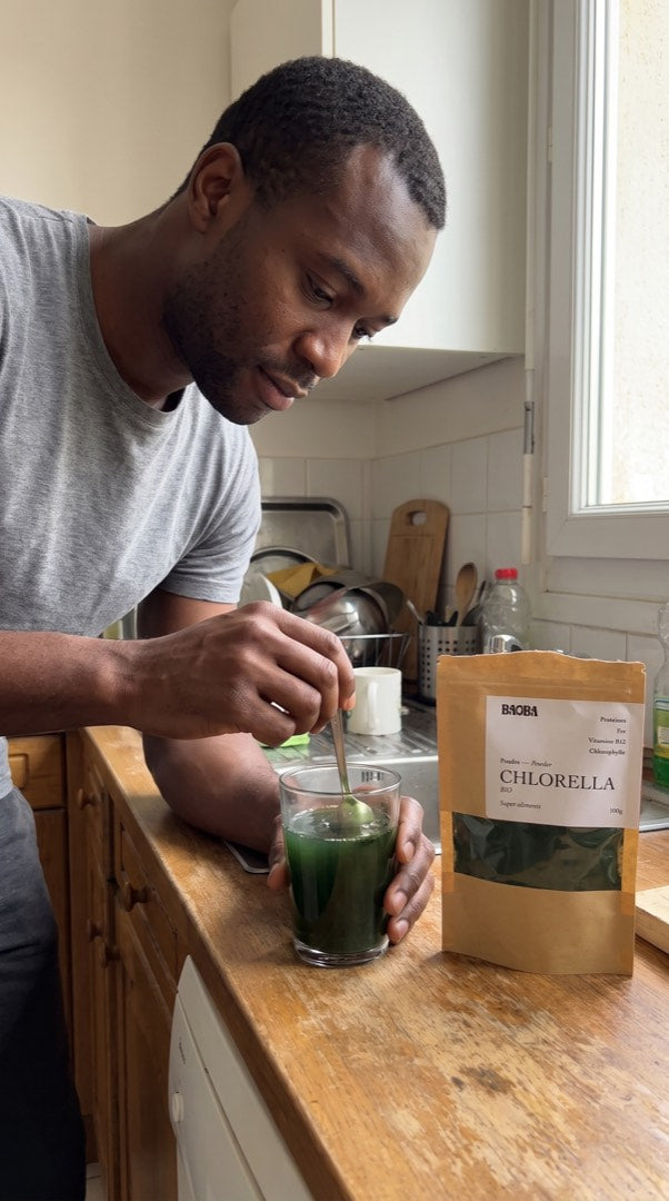 Poudre de Chlorella Bio
