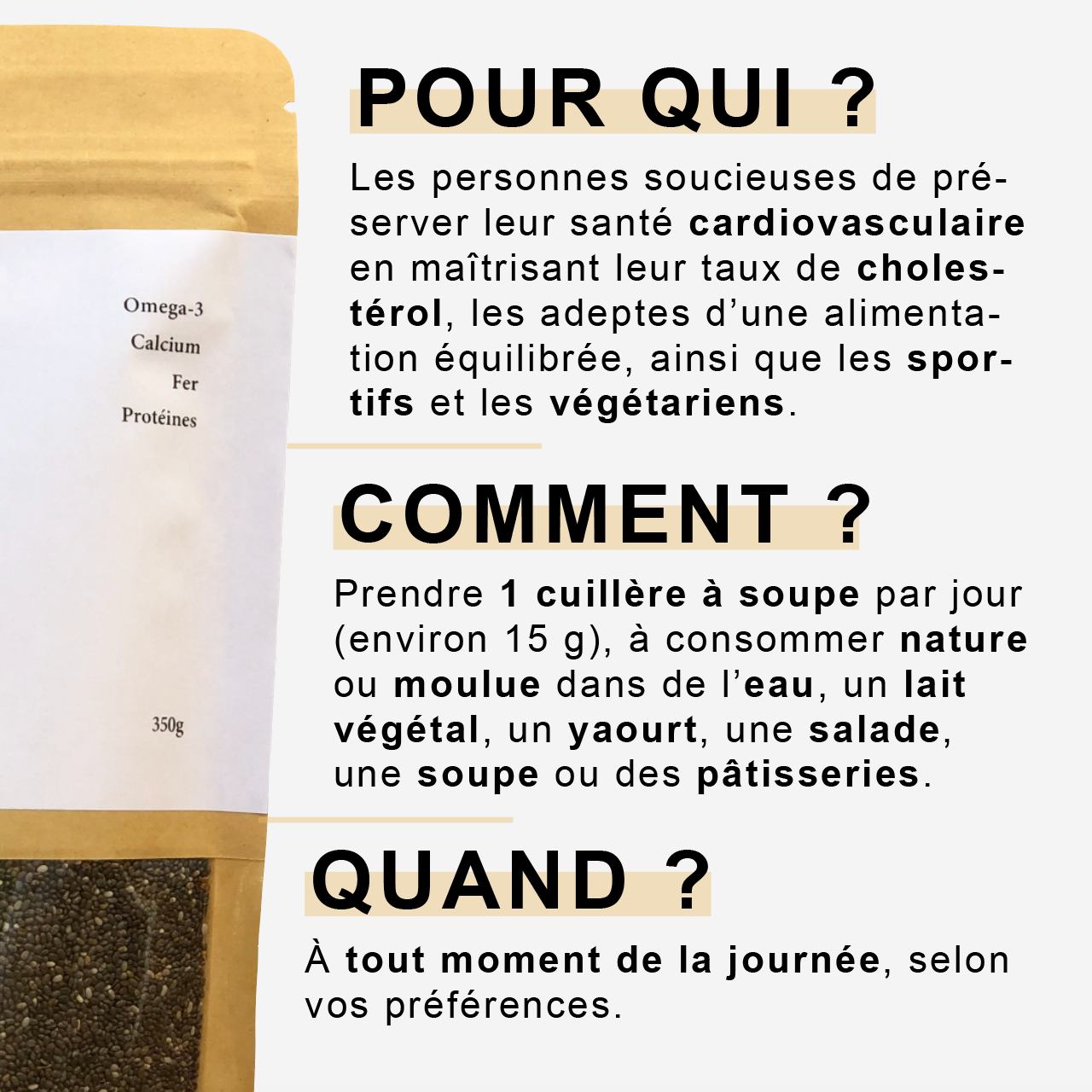 Graines de Chia BIO | 1kg