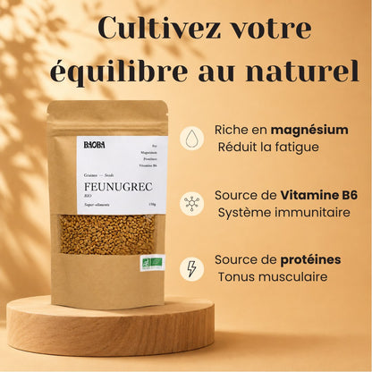 Graines de Fenugrec Bio – Digestion, Tonus & Appétit
