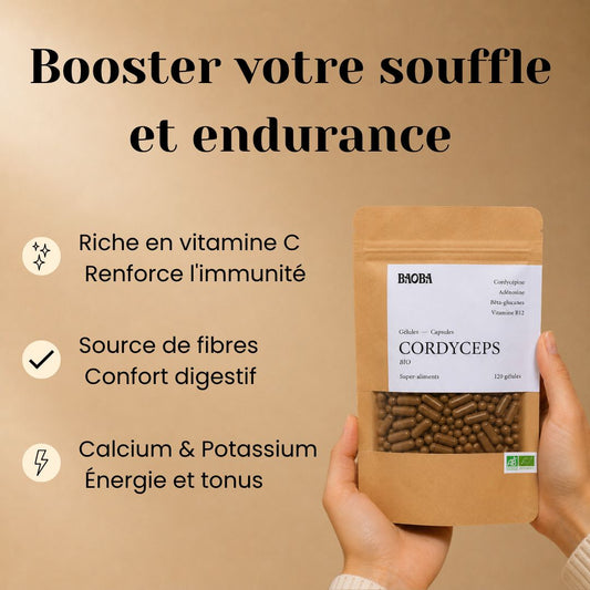 Gélules de Cordyceps Bio – Énergie, Endurance & Performance
