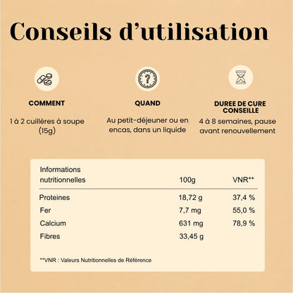 Graines de Chia Bio – Riches en Oméga-3, Protéines & Fibres