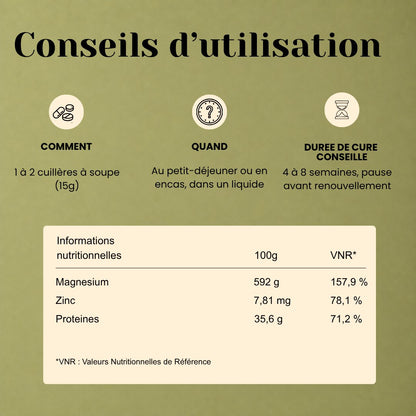 Graines de Courge Bio – Zinc, Magnésium & Protéines