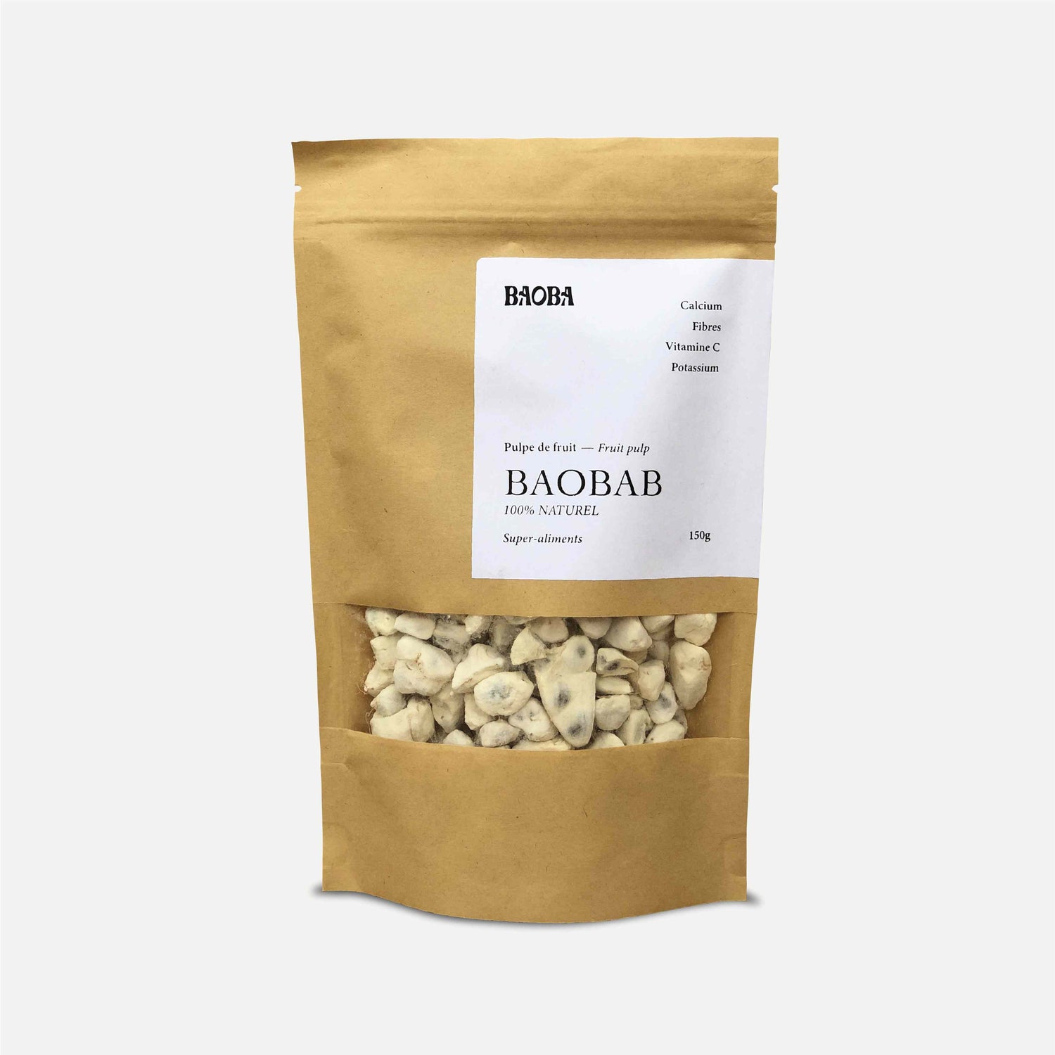 Graines de Pulpe de Baobab 150g.